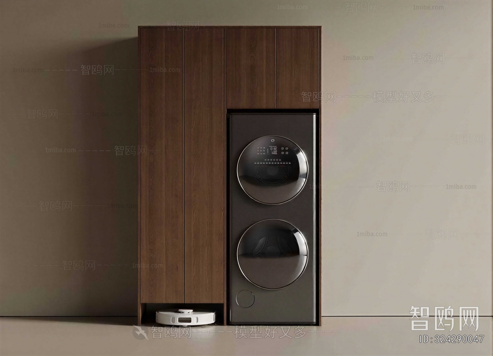 Modern Laundry Cabinet