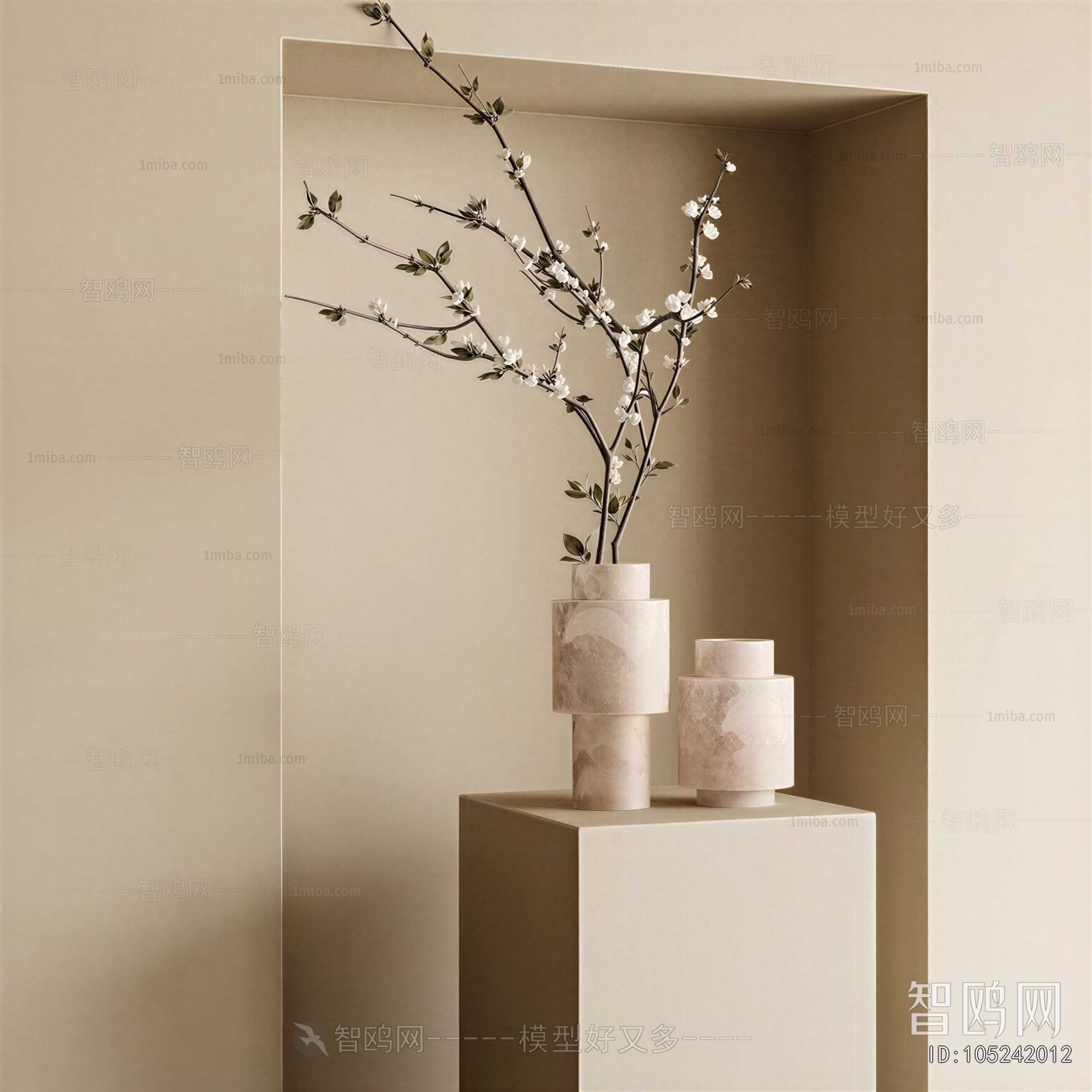 Wabi-sabi Style Dried Branch