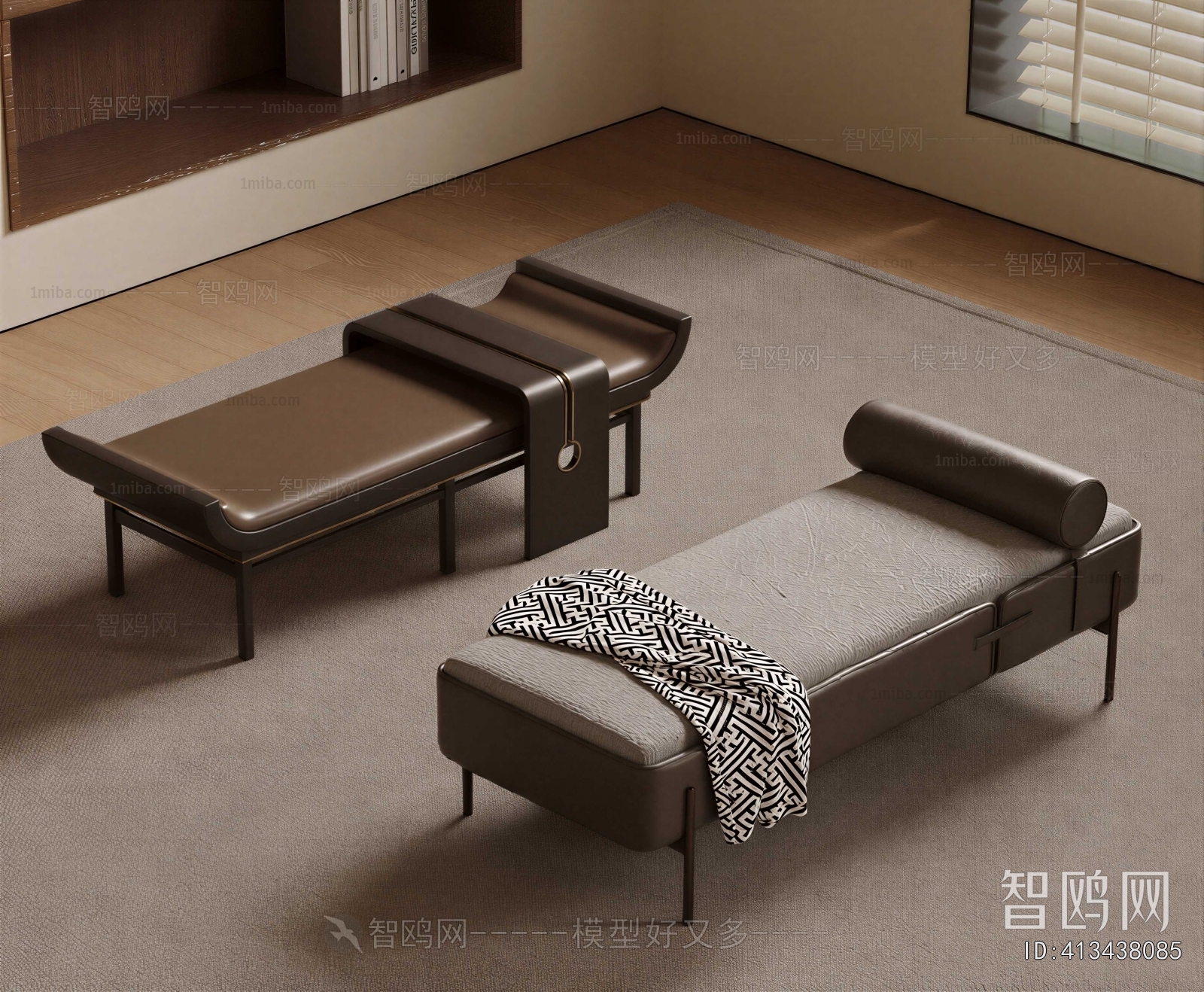 Wabi-sabi Style Bench