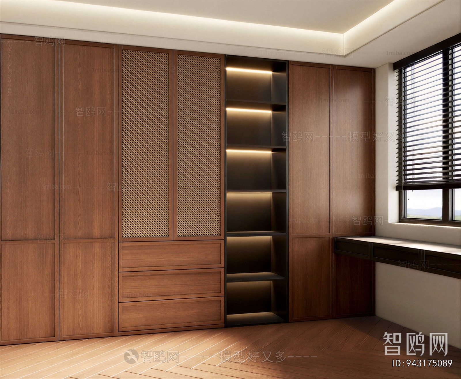 Modern Clothes Storage Area