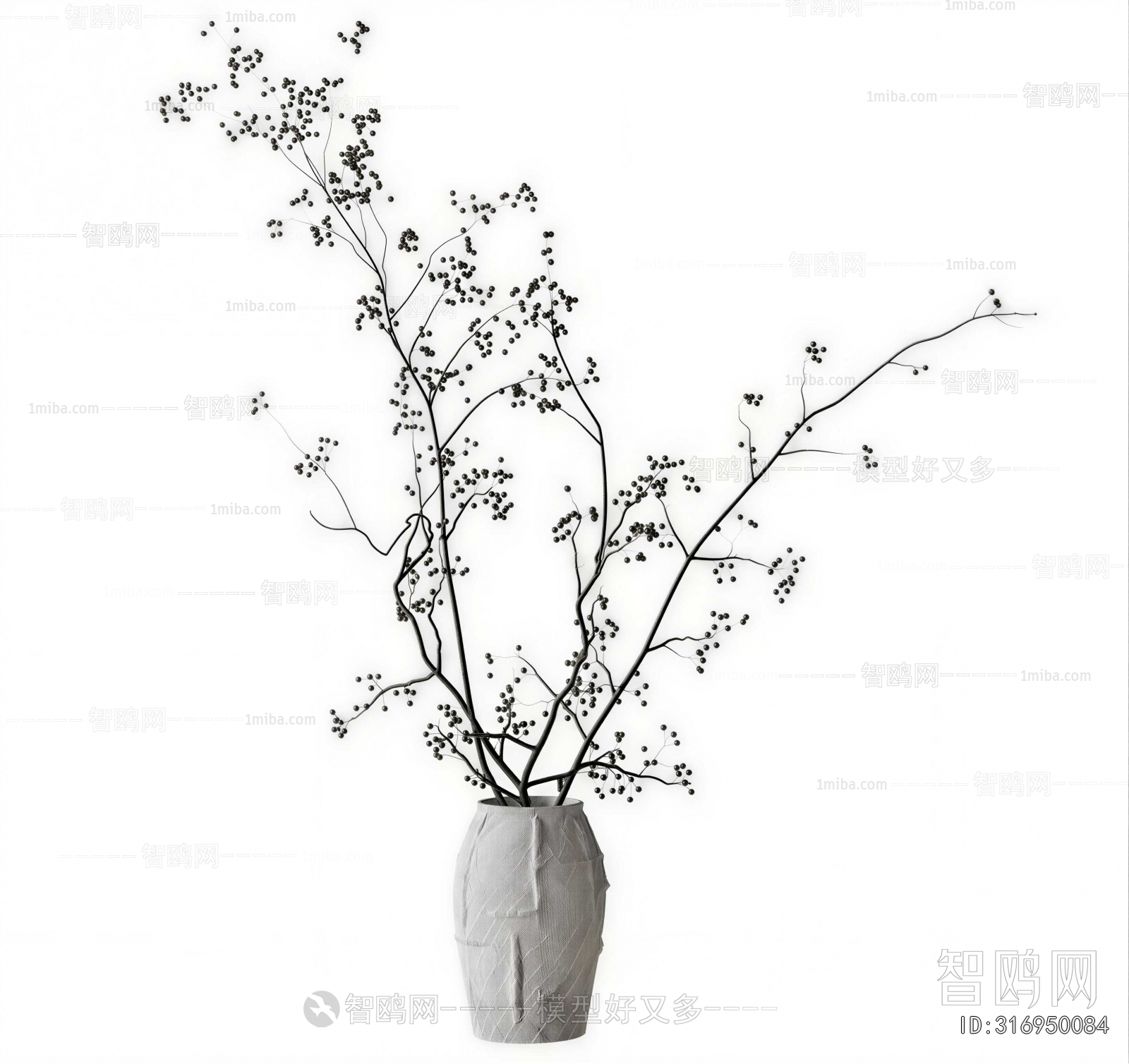 Wabi-sabi Style Dried Branch