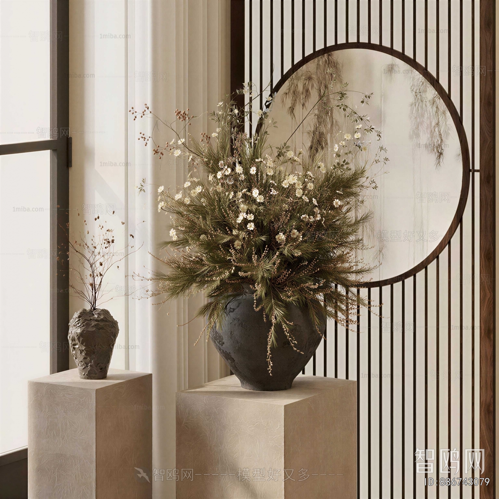 New Chinese Style Flower Arrangement