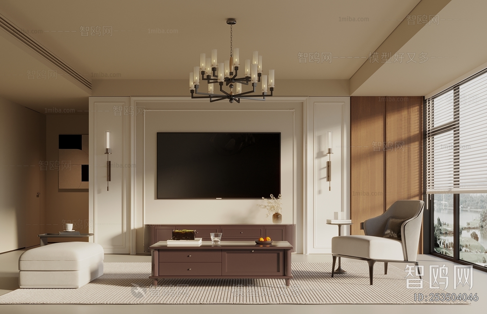 American Style A Living Room