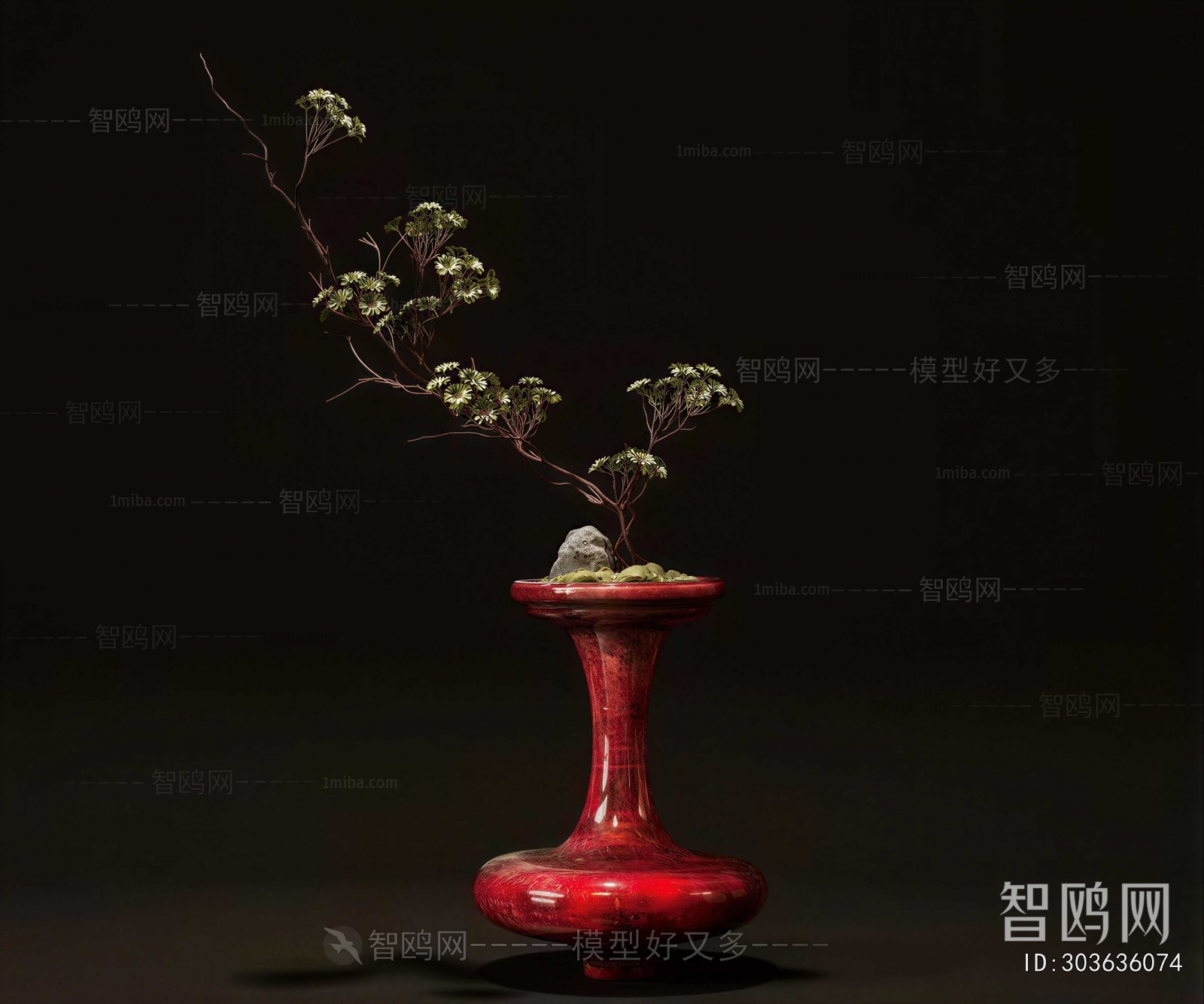 New Chinese Style Flower Arrangement