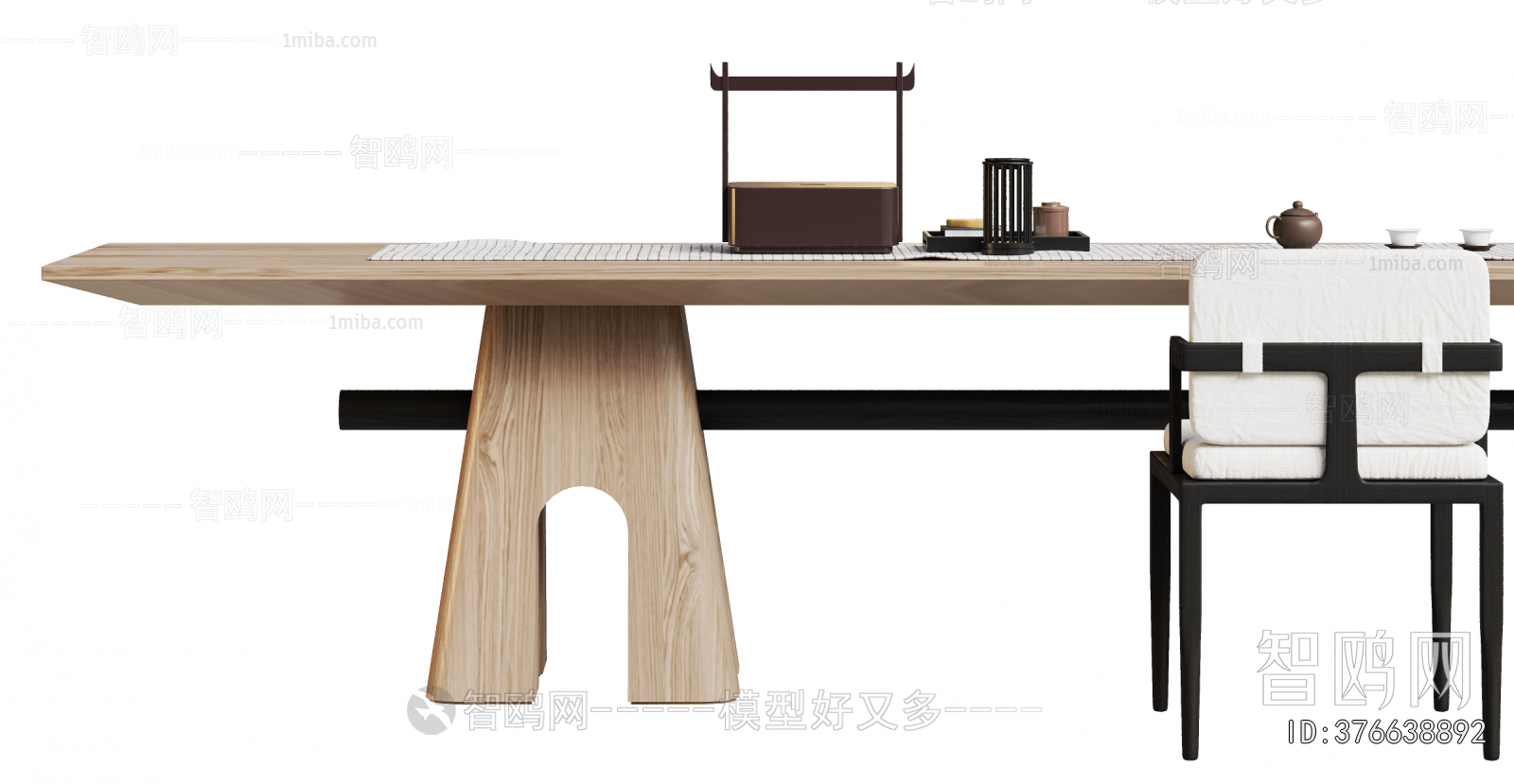 New Chinese Style Computer Desk And Chair
