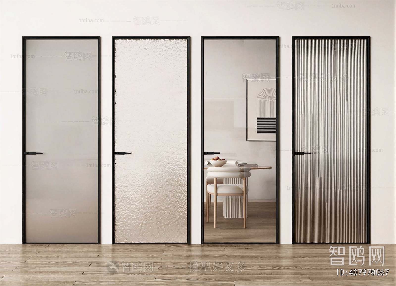 Modern Single Door