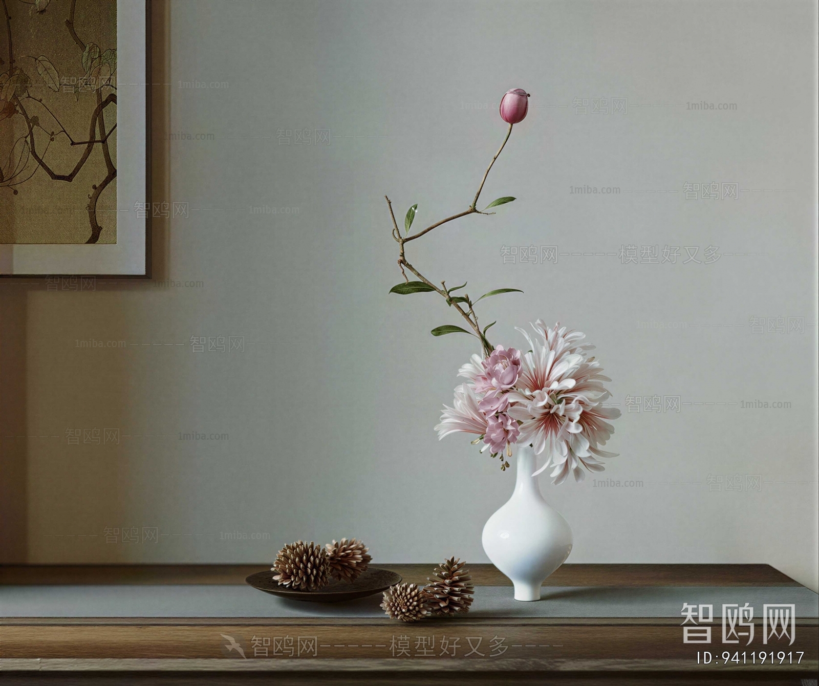 New Chinese Style Flower Arrangement