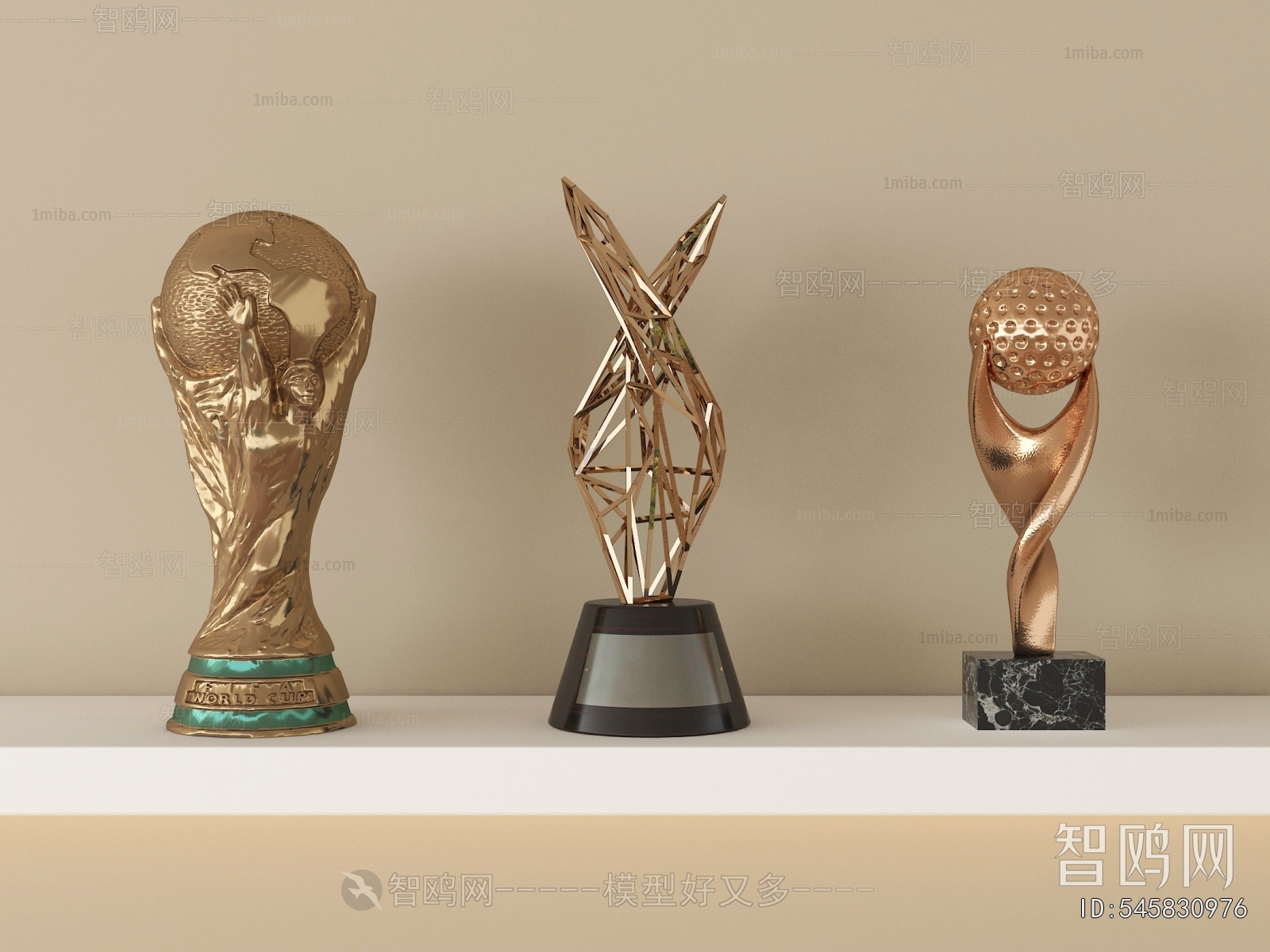 Modern Flag/badge/trophy/certificate