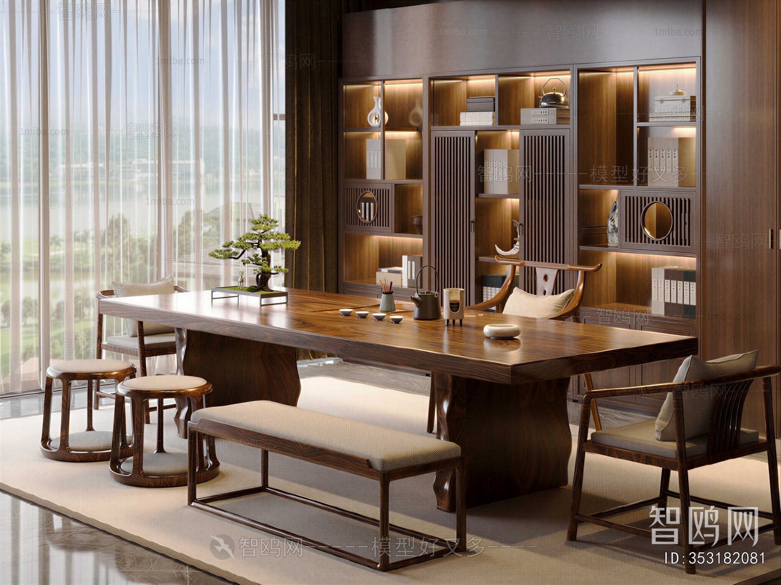 New Chinese Style Tea Tables And Chairs