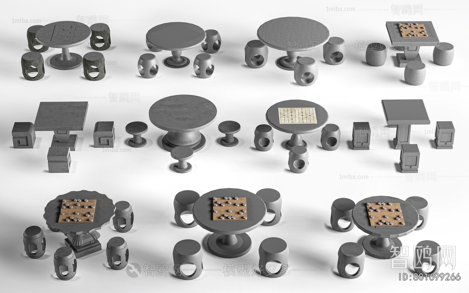 New Chinese Style Outdoor Tables And Chairs