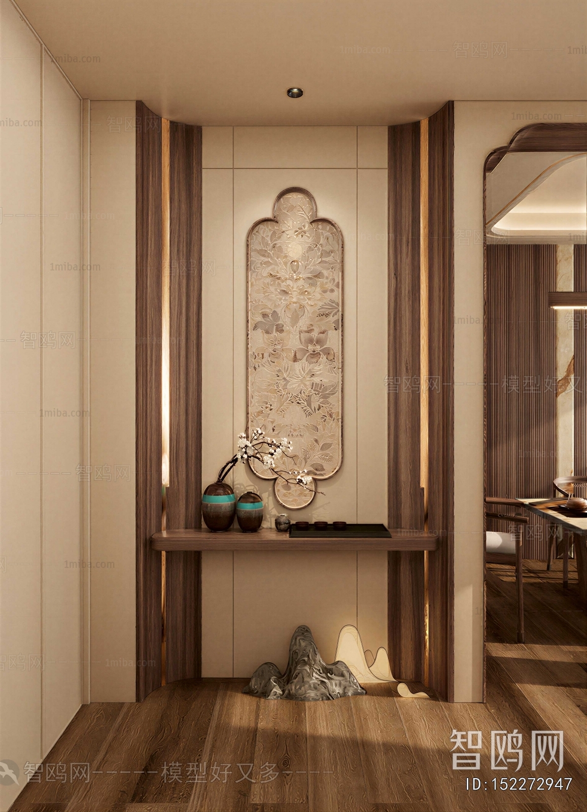 New Chinese Style Hallway