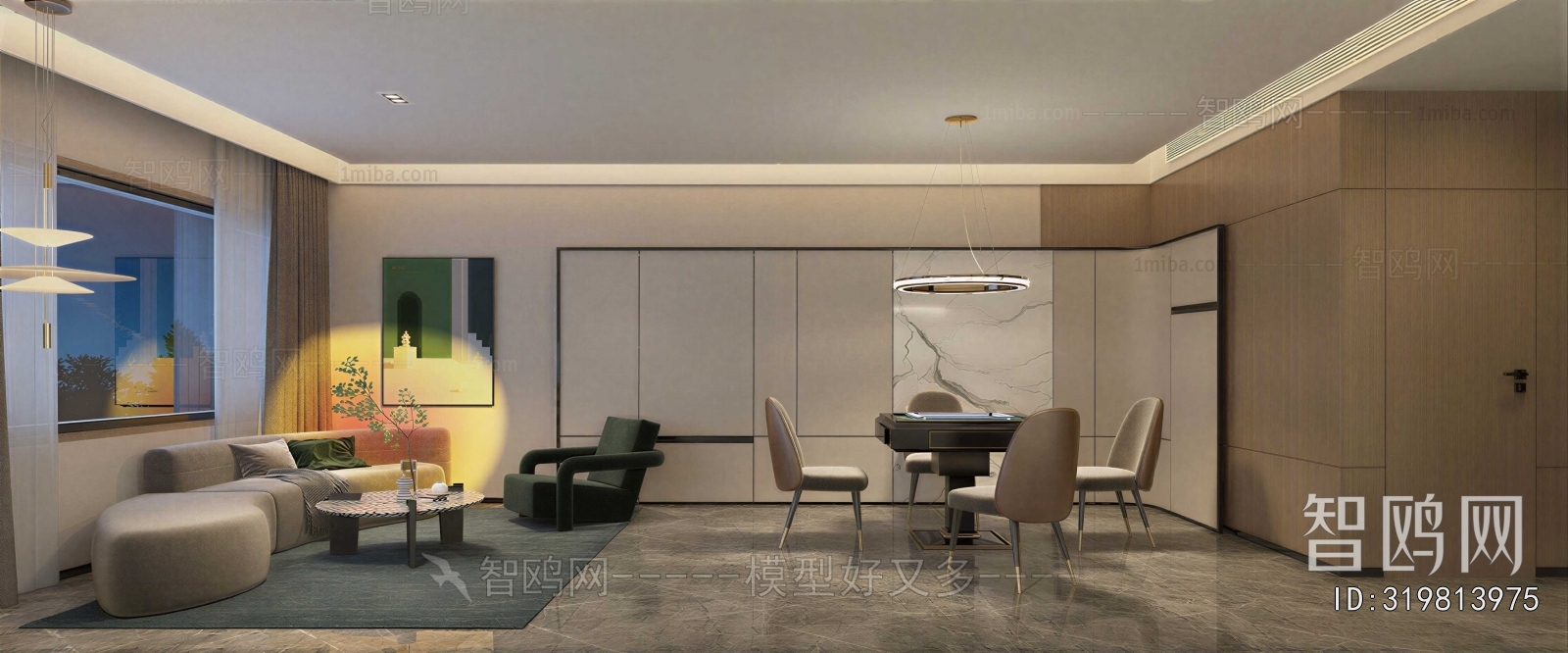 Modern Chess And Card Room