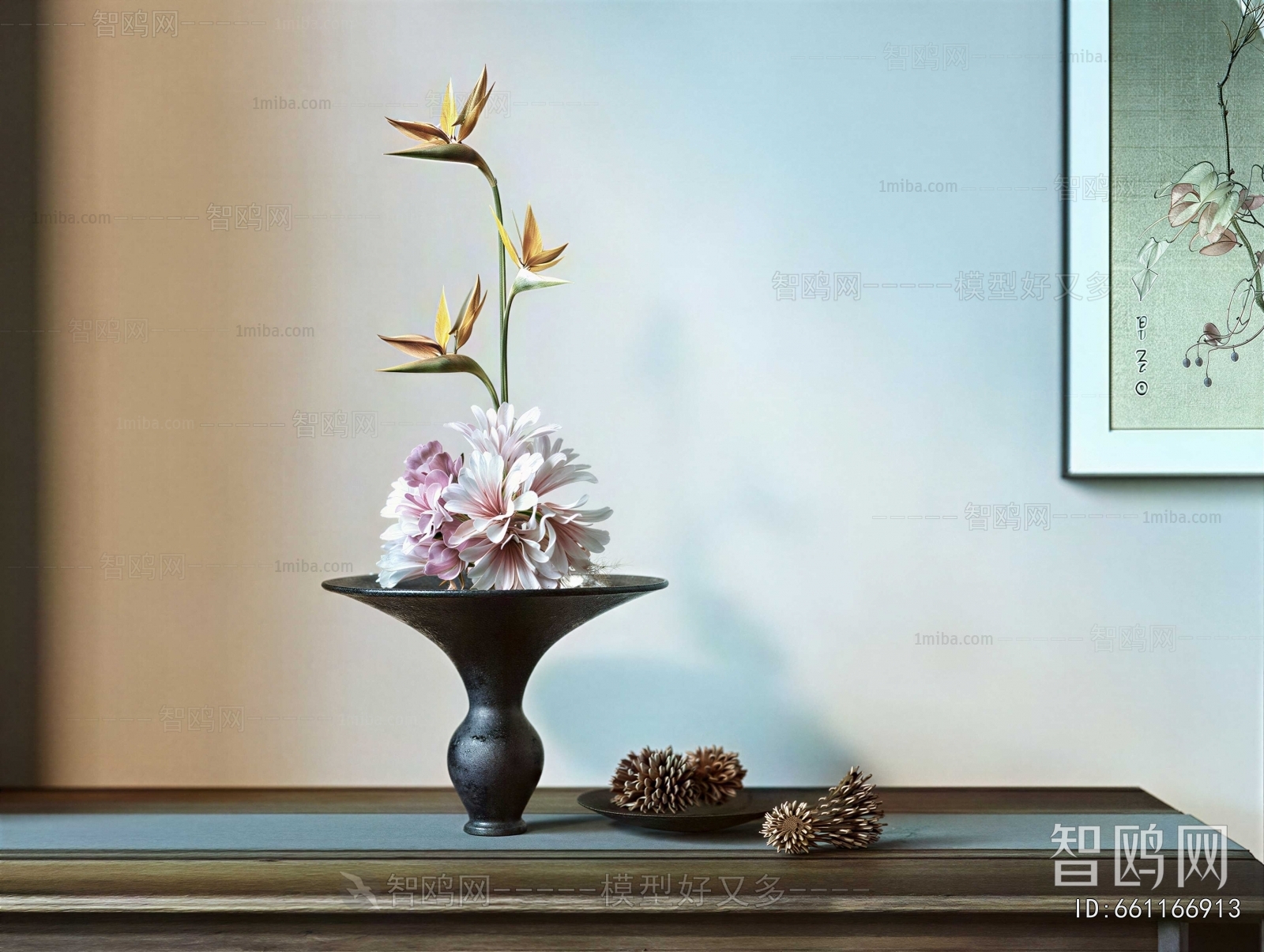 New Chinese Style Flower Arrangement