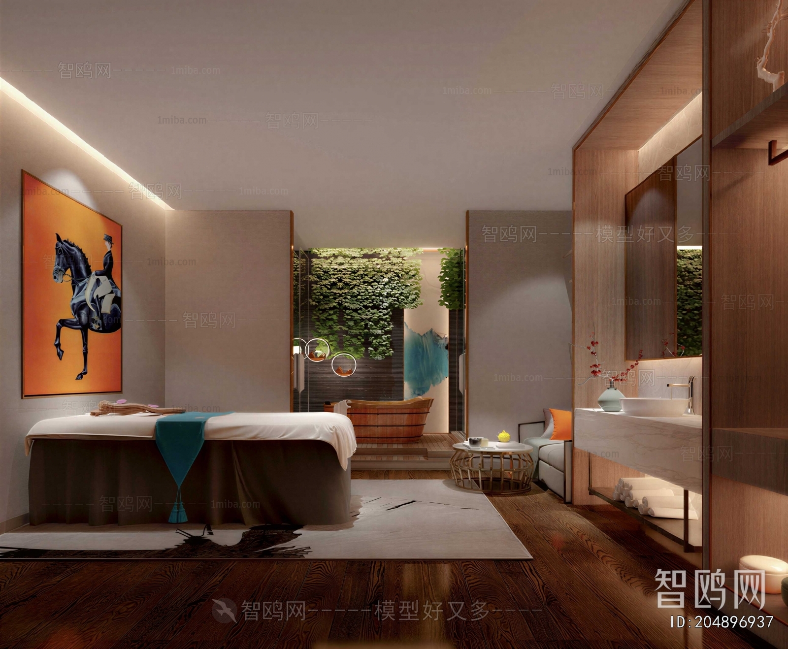 New Chinese Style Beauty Salon