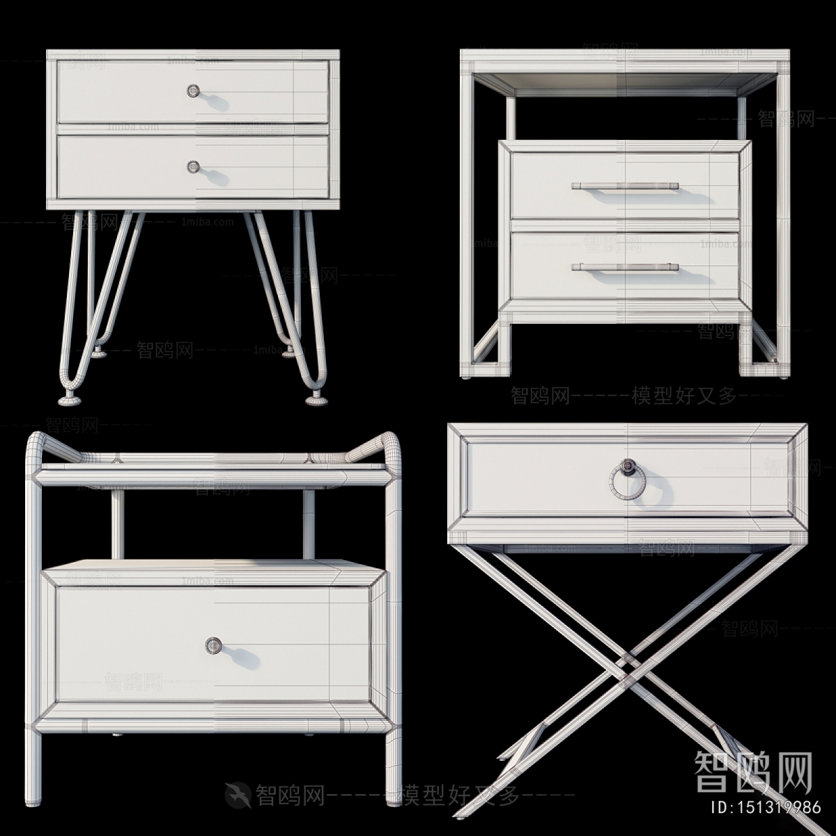 Modern Bedside Cupboard