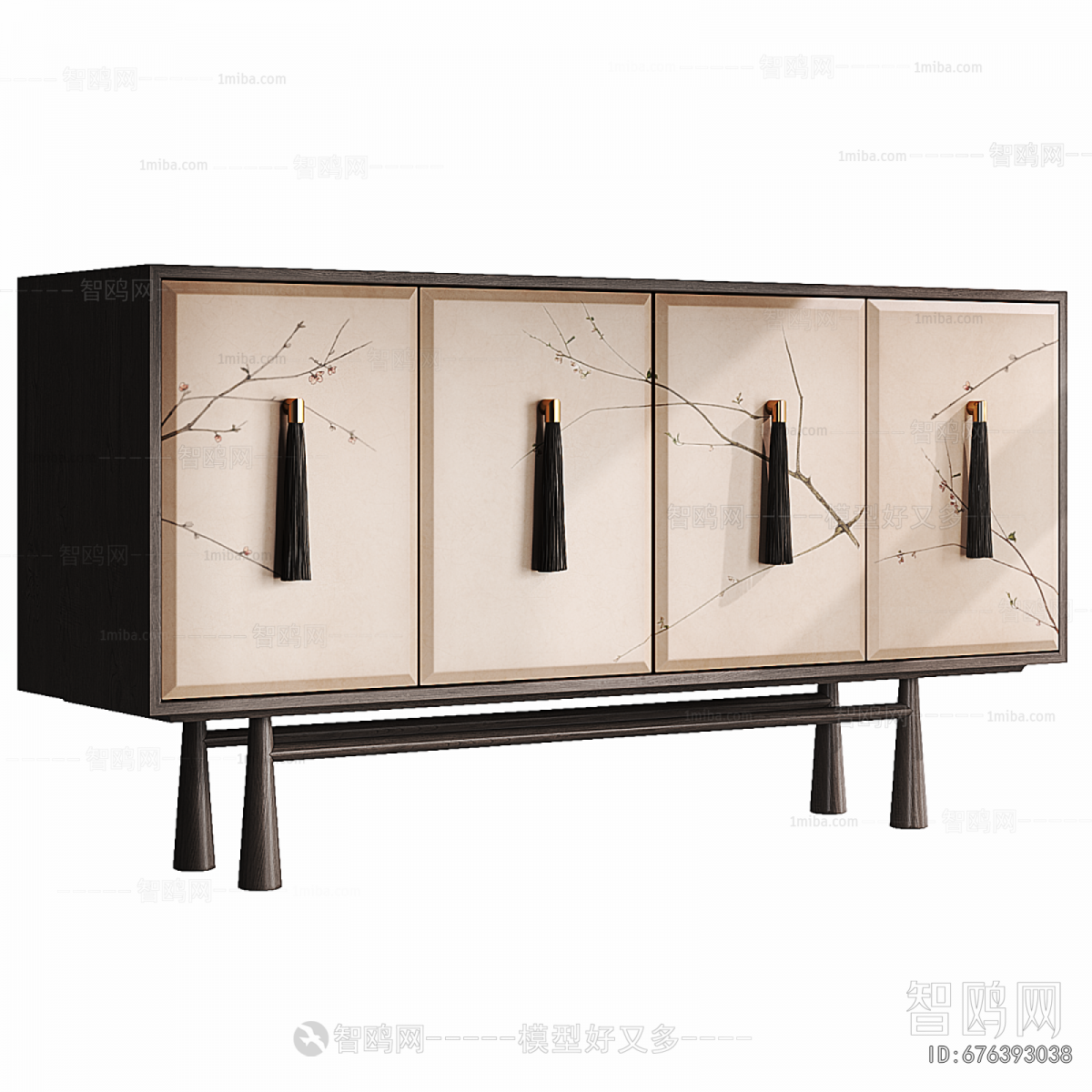 New Chinese Style TV Cabinet