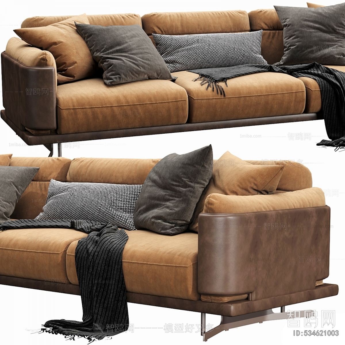Modern Three-seat Sofa