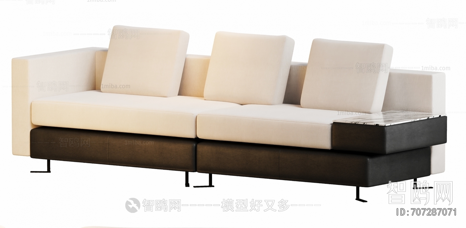 Modern Three-seat Sofa