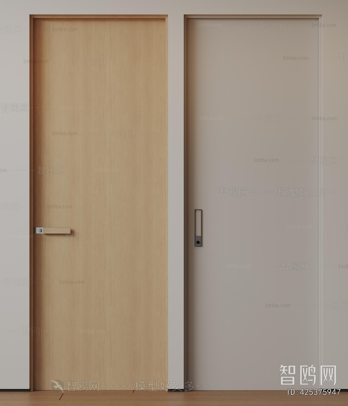 Modern Single Door
