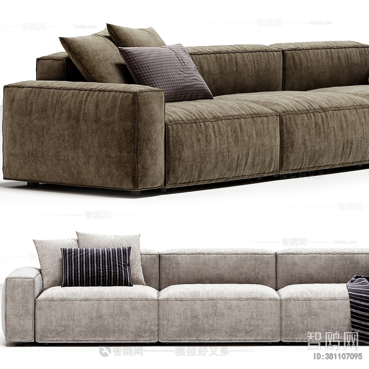 Modern Three-seat Sofa