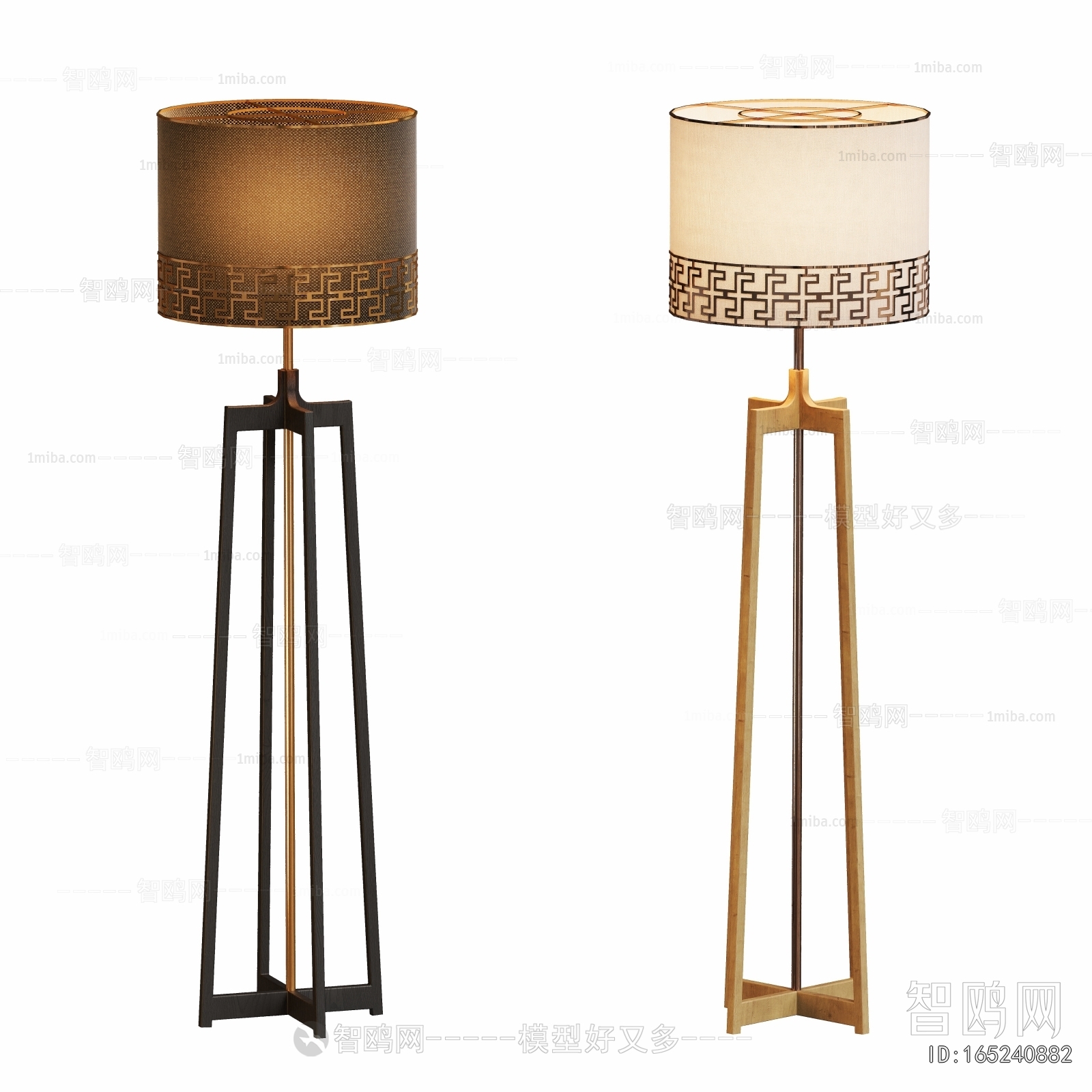 New Chinese Style Floor Lamp