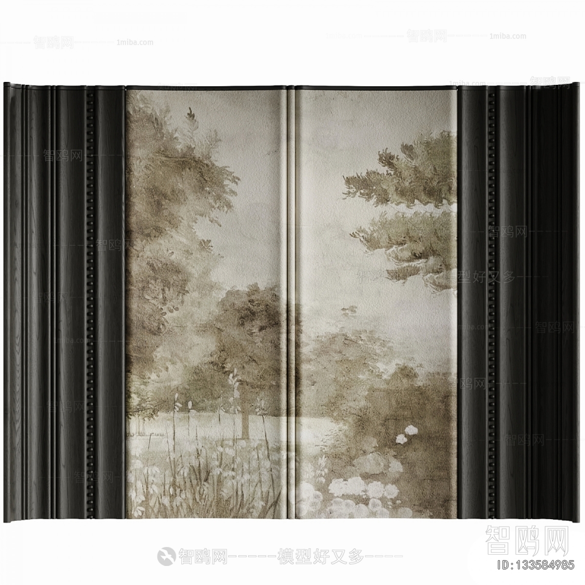 French Style TV Wall