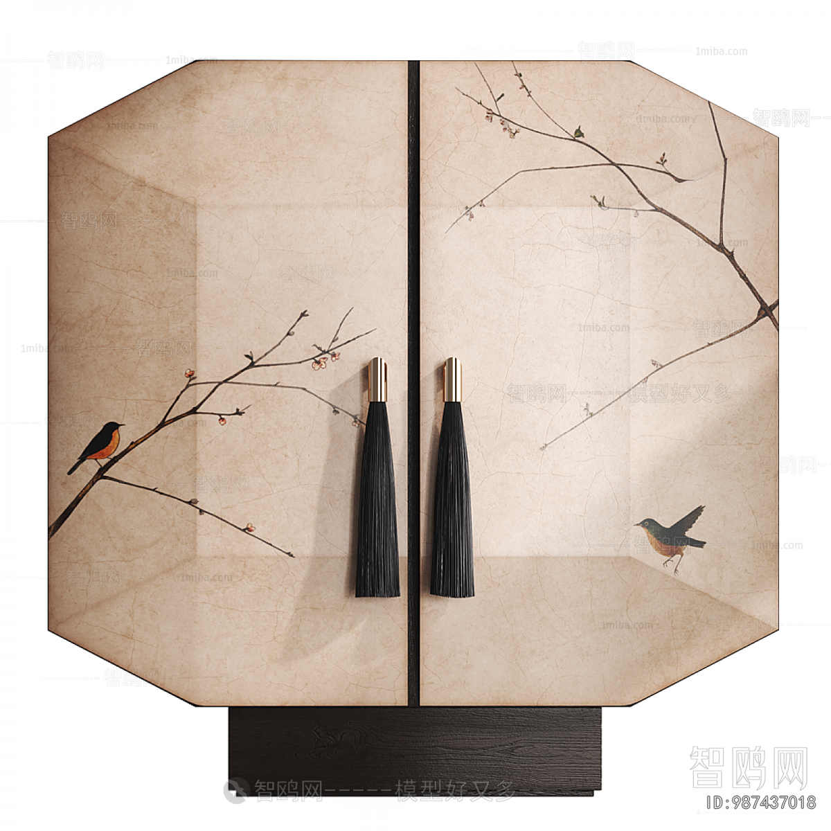 New Chinese Style Decorative Cabinet