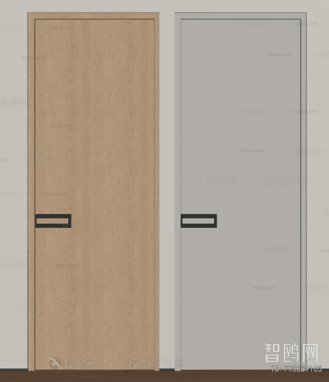 Modern Single Door