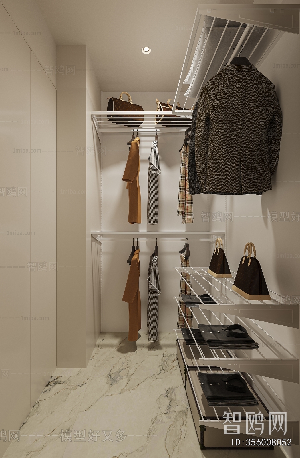 Modern Clothes Storage Area