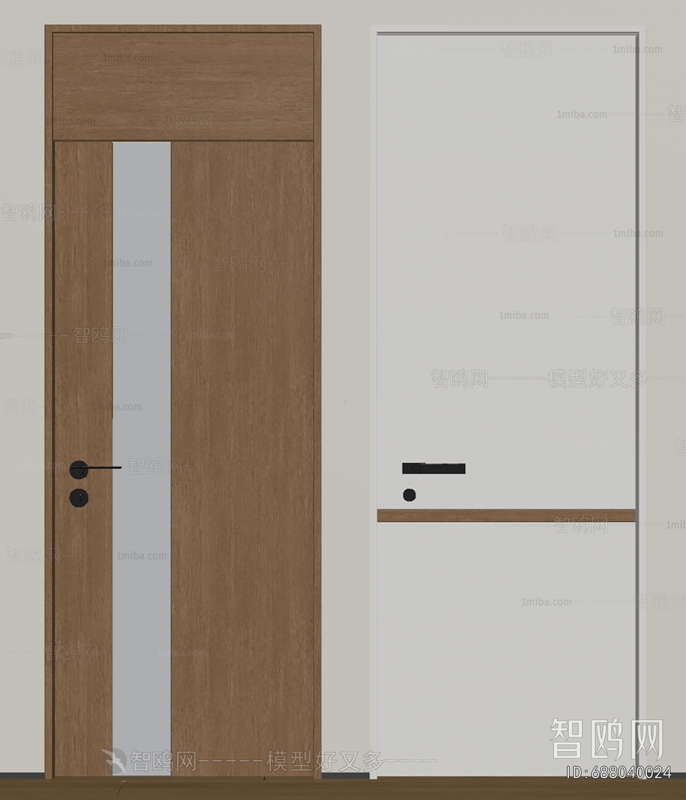 Modern Single Door