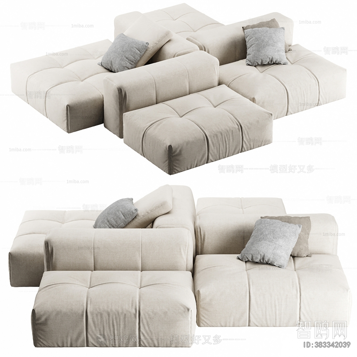 Modern Multi Person Sofa