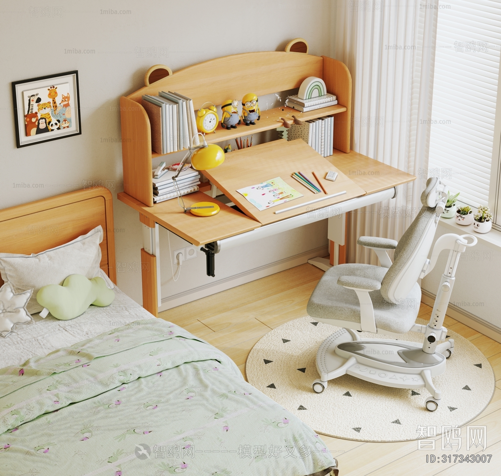 Modern Computer Desk And Chair