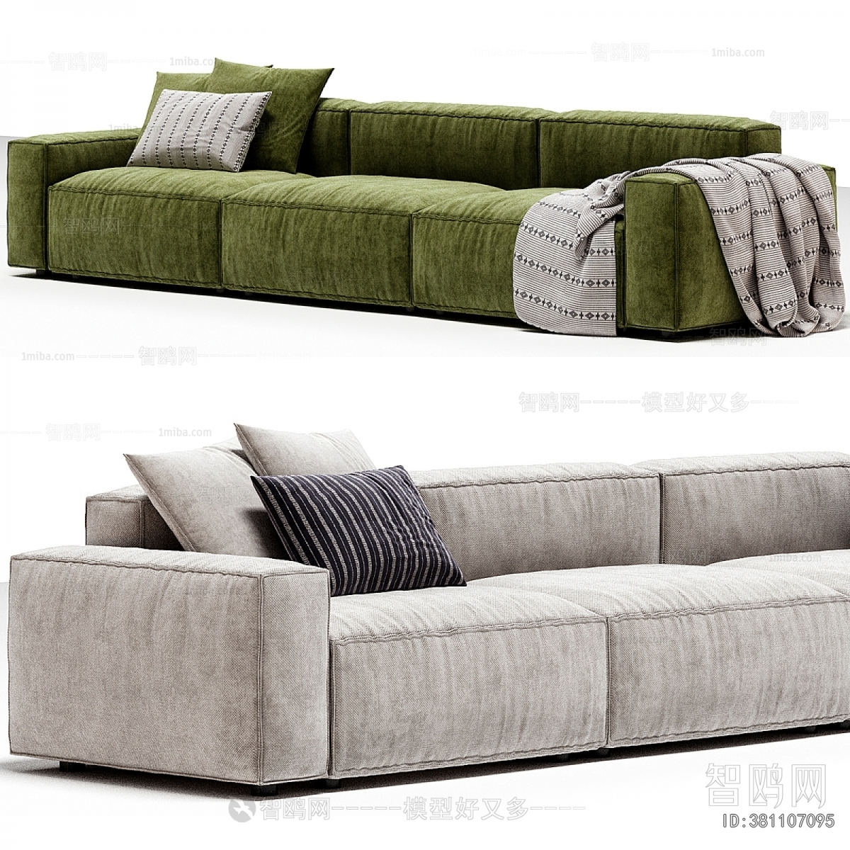 Modern Three-seat Sofa