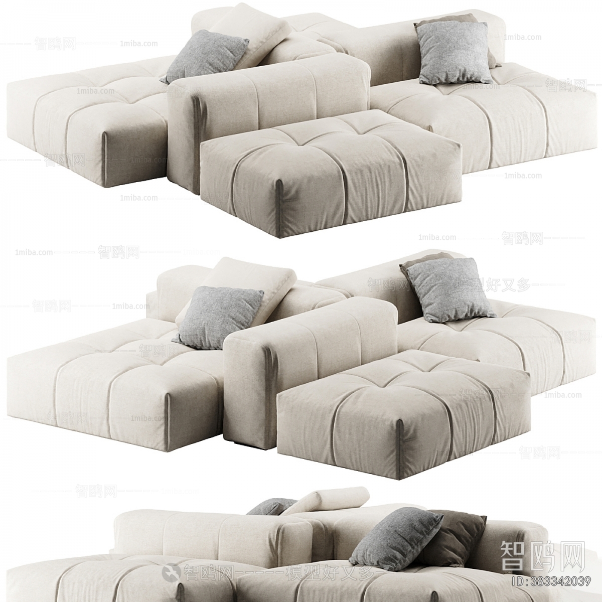 Modern Multi Person Sofa