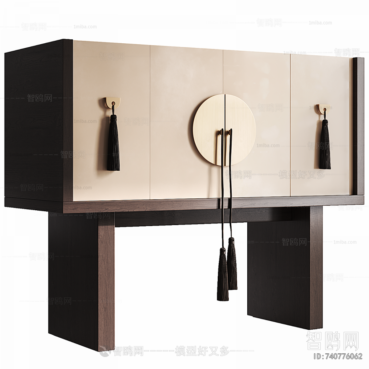 New Chinese Style Decorative Cabinet