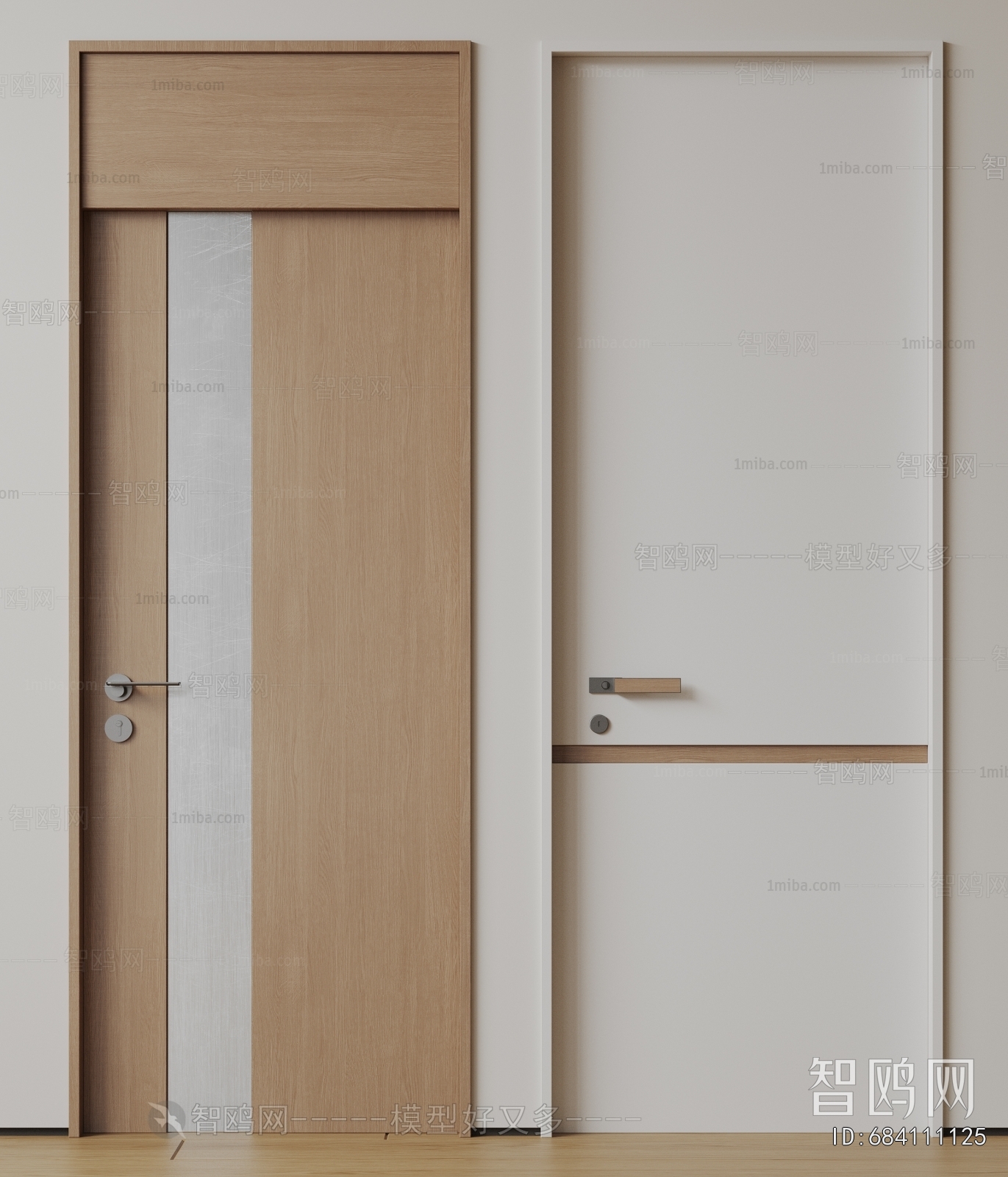 Modern Single Door
