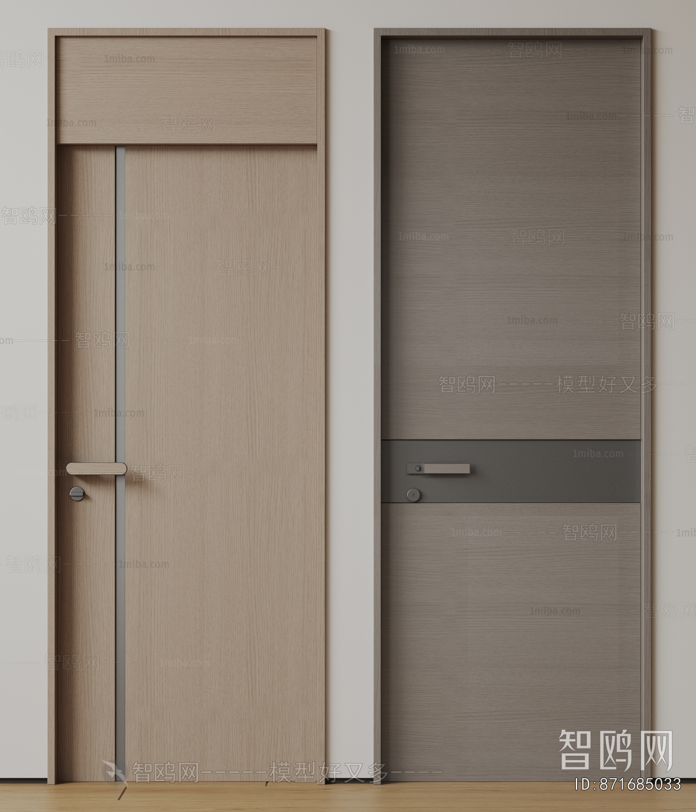 Modern Single Door