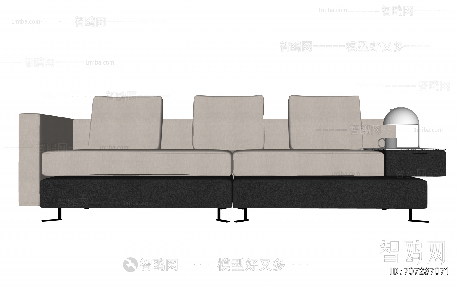 Modern Three-seat Sofa