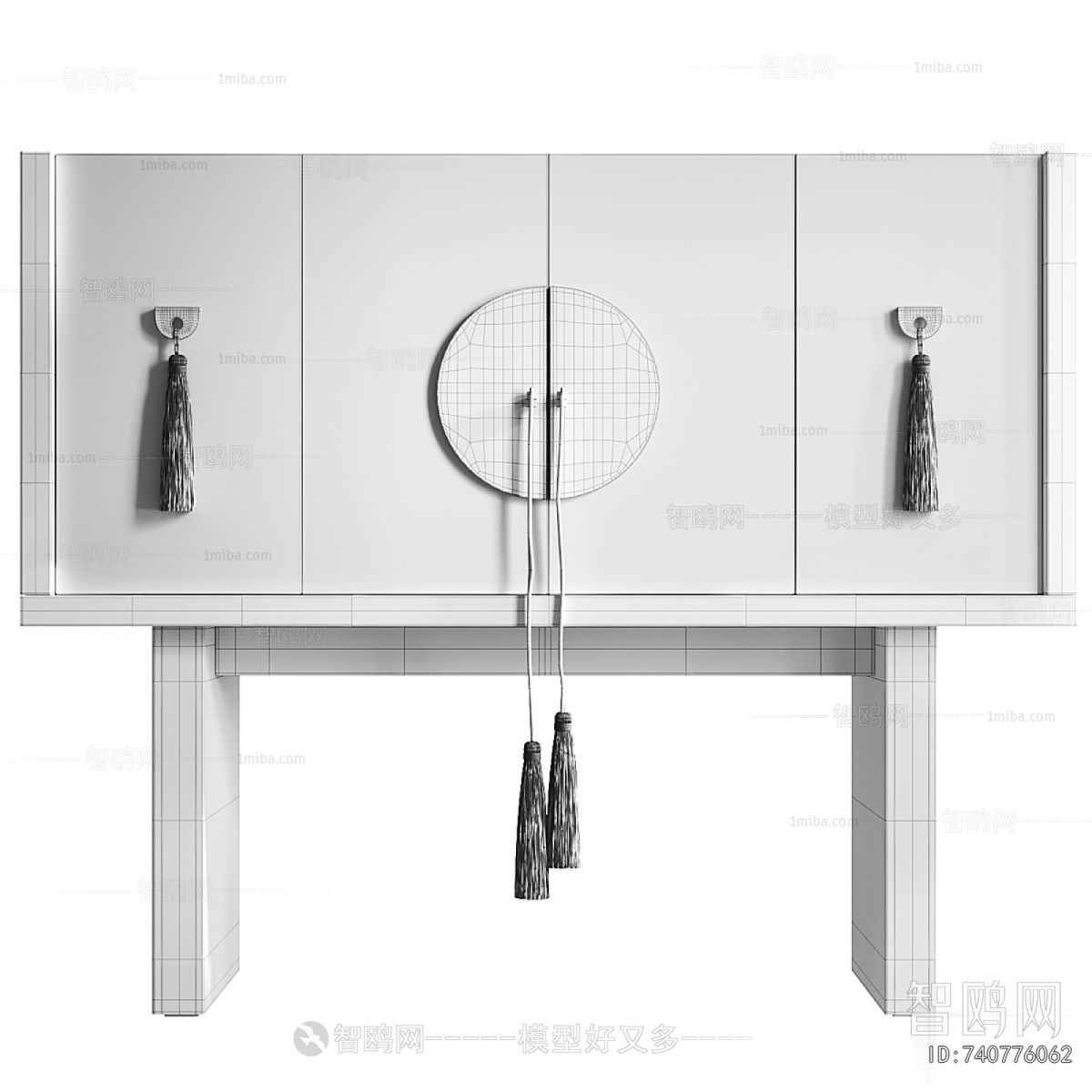 New Chinese Style Decorative Cabinet