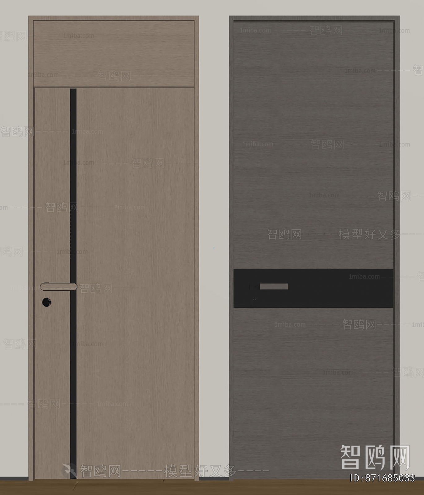 Modern Single Door
