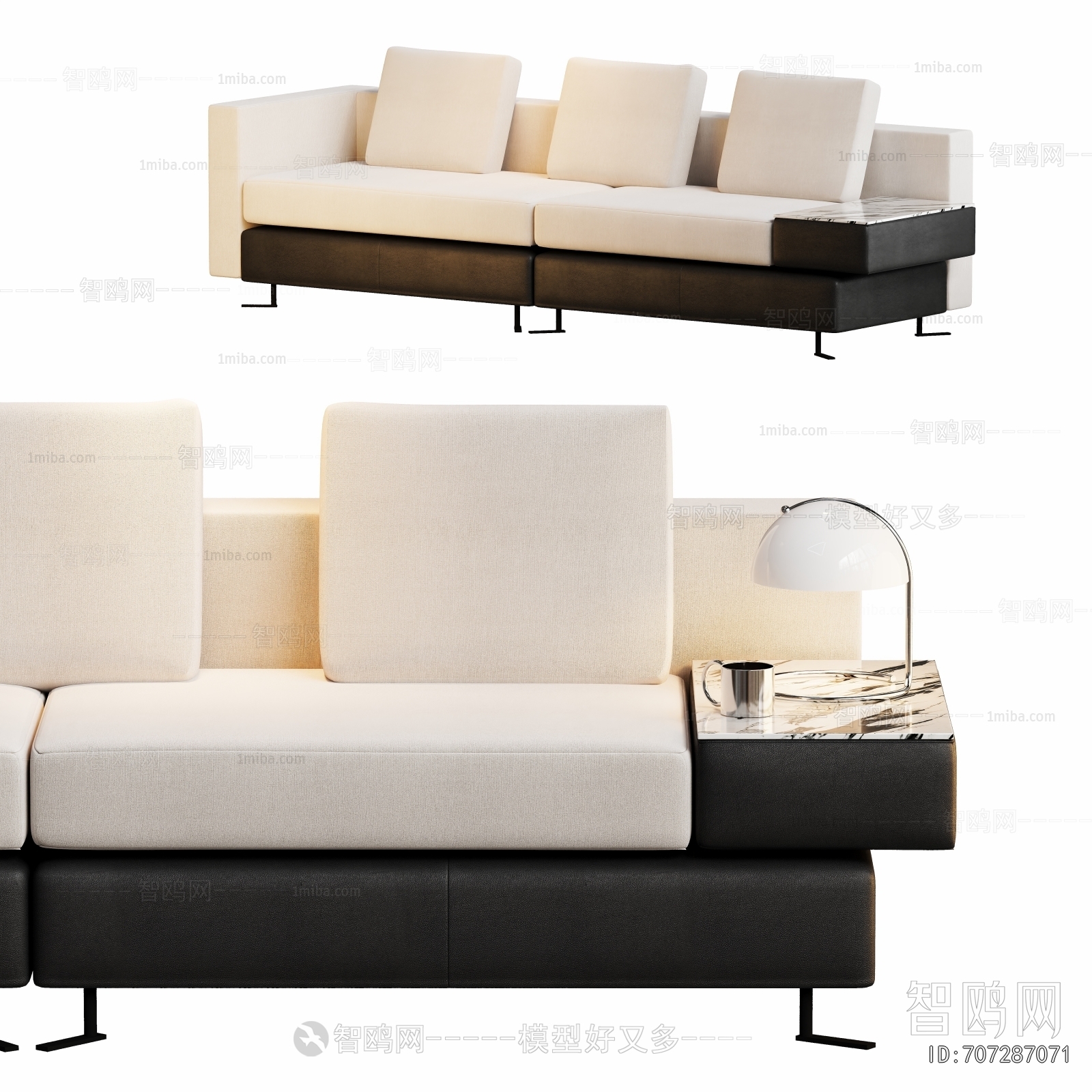 Modern Three-seat Sofa