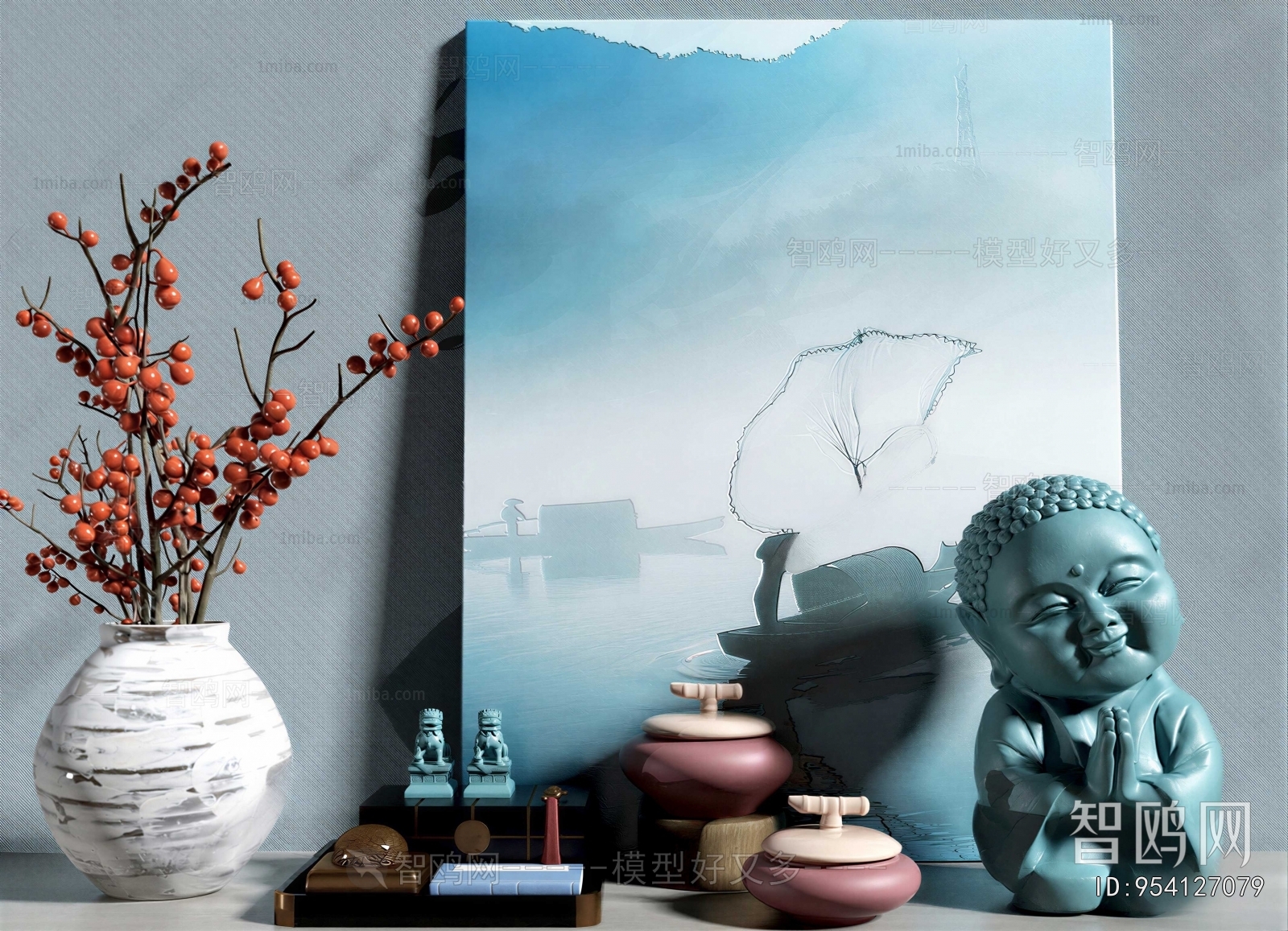 New Chinese Style Decorative Set