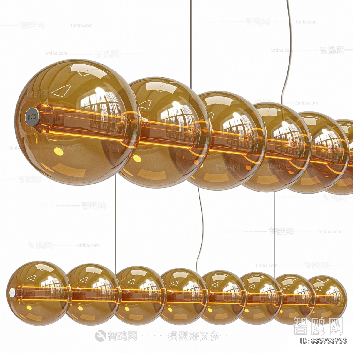 Modern Long Chandelier