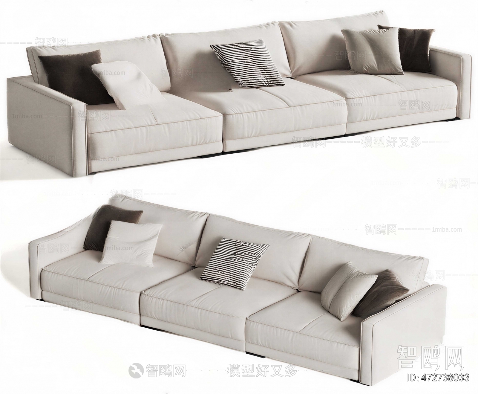 Modern Three-seat Sofa