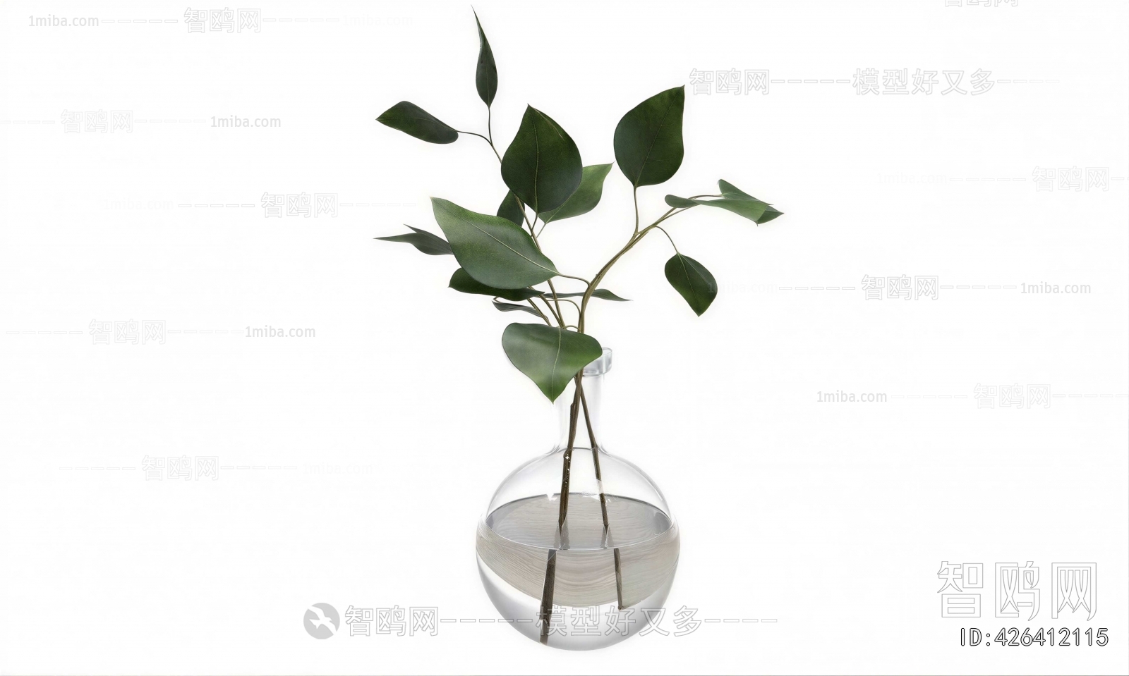Modern Aquatic Green Plant