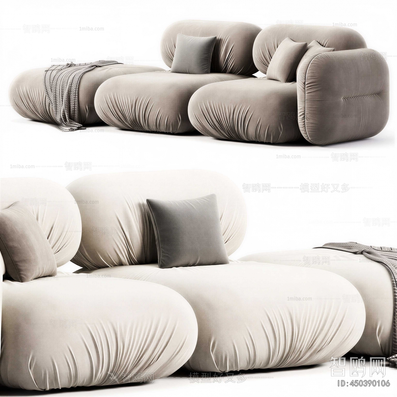 Modern Three-seat Sofa