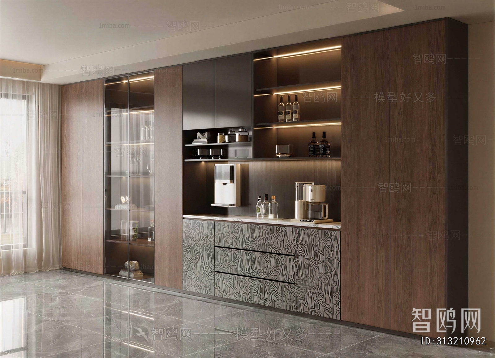 Modern Wine Cabinet