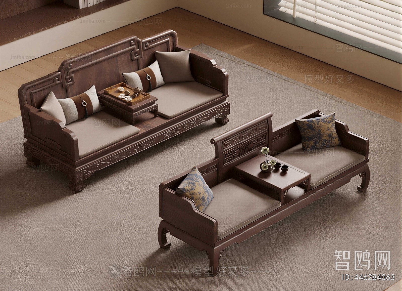 New Chinese Style Arhat Bed