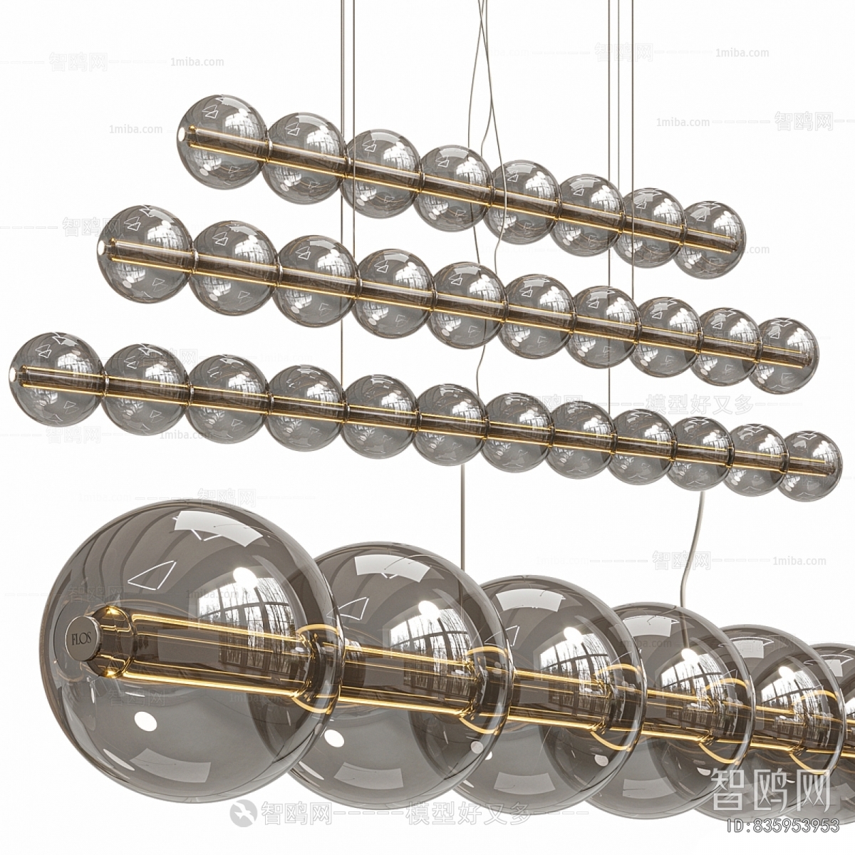 Modern Long Chandelier