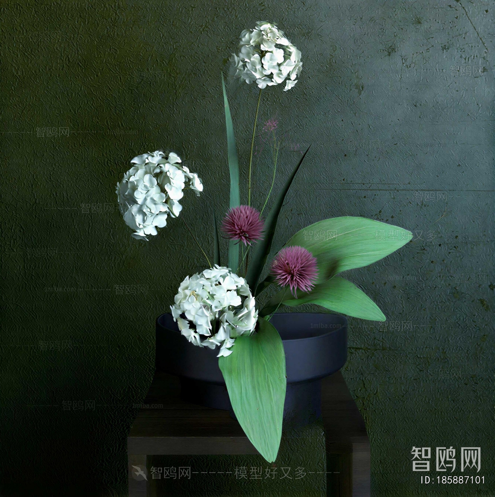 New Chinese Style Flower Arrangement